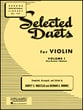 SELECTED DUETS #1 VIOLIN cover